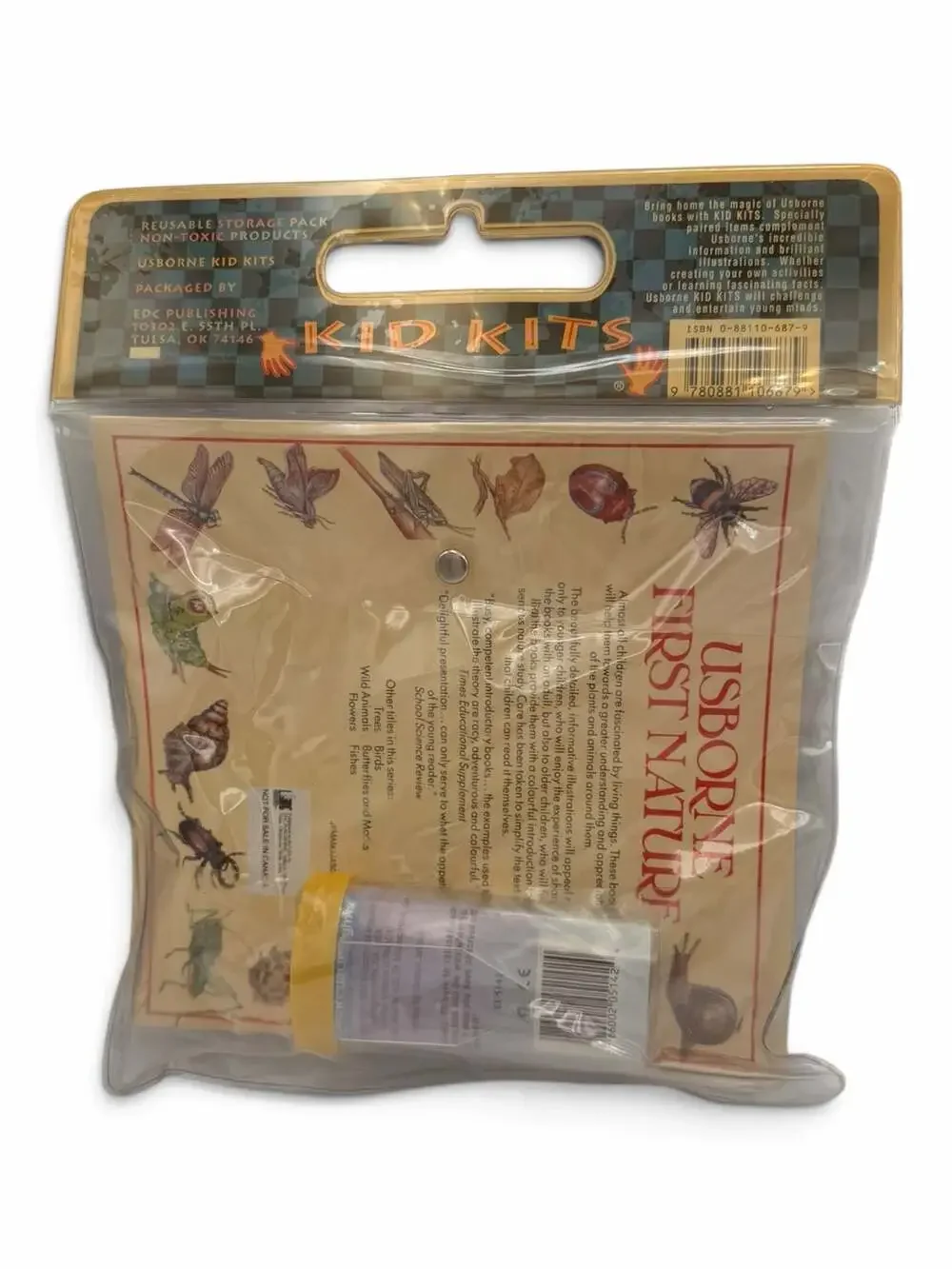 Usborne First Nature Creepy Crawlies Kid Kit with Book and Bug Viewer